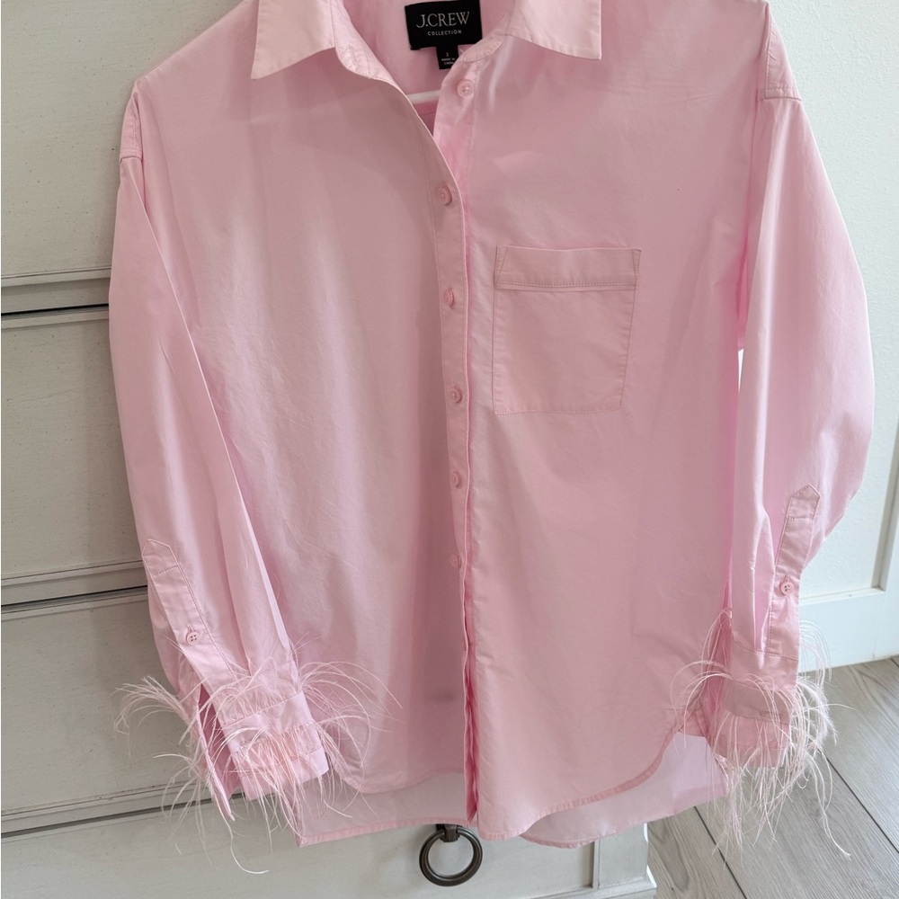 J.Crew Collection Light Pink Blouse